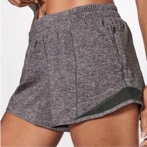 Lululemon Hotty Hot Short Heather Lux Multi Black